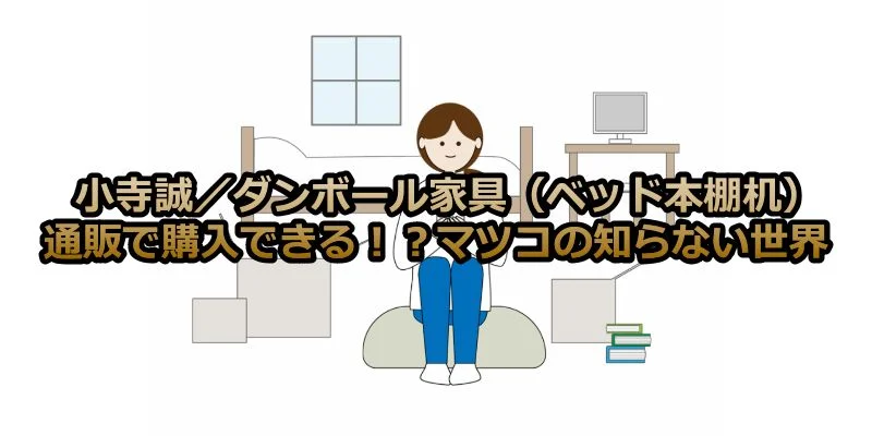 小寺誠／ダンボール家具（ベッド、本棚、机椅子）通販で購入できる！？マツコの知らない世界 Dougade-show！